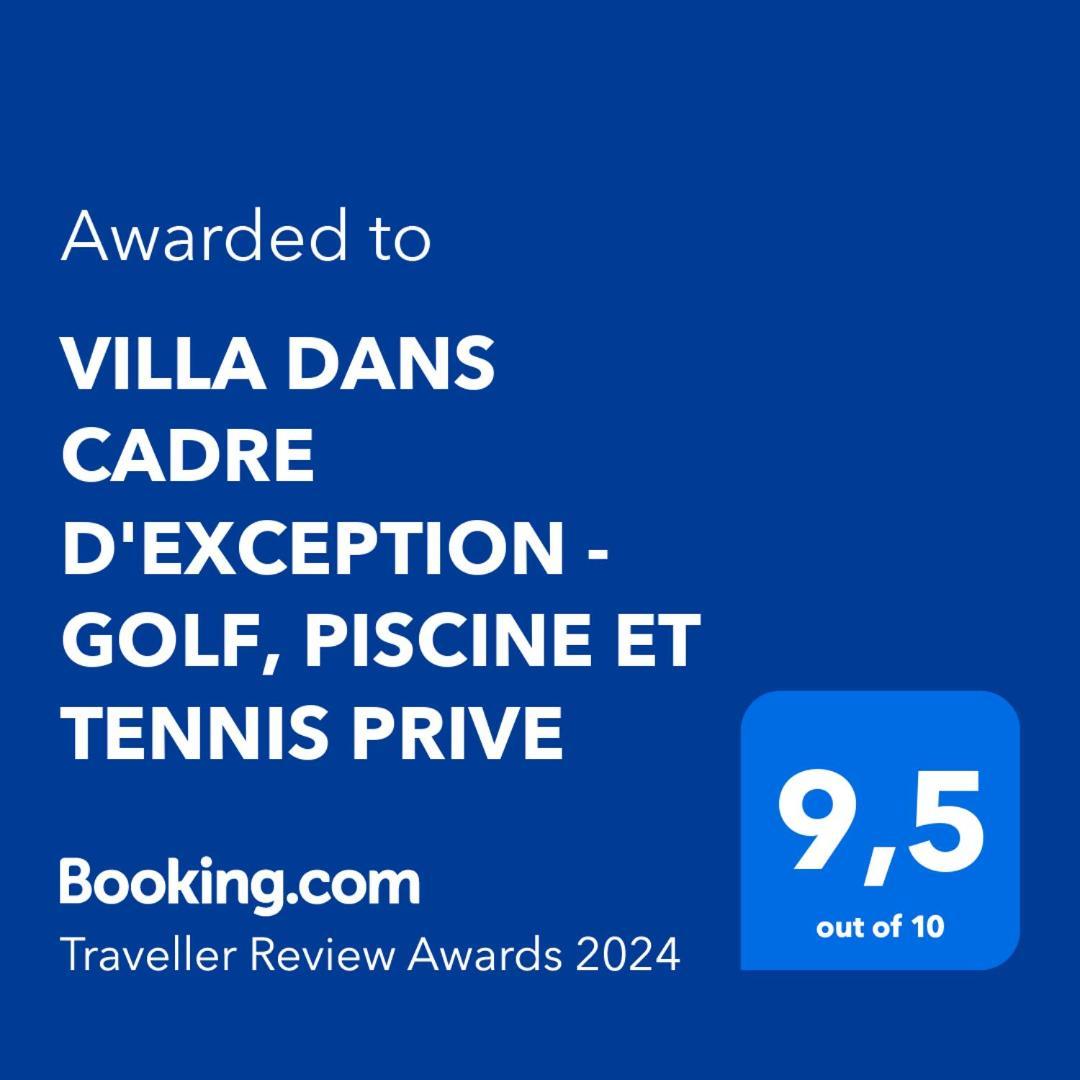 Villa Dans Cadre D'Exception - Golf, Piscine Et Tennis Prive Saint-Cyr-sur-Mer Eksteriør billede